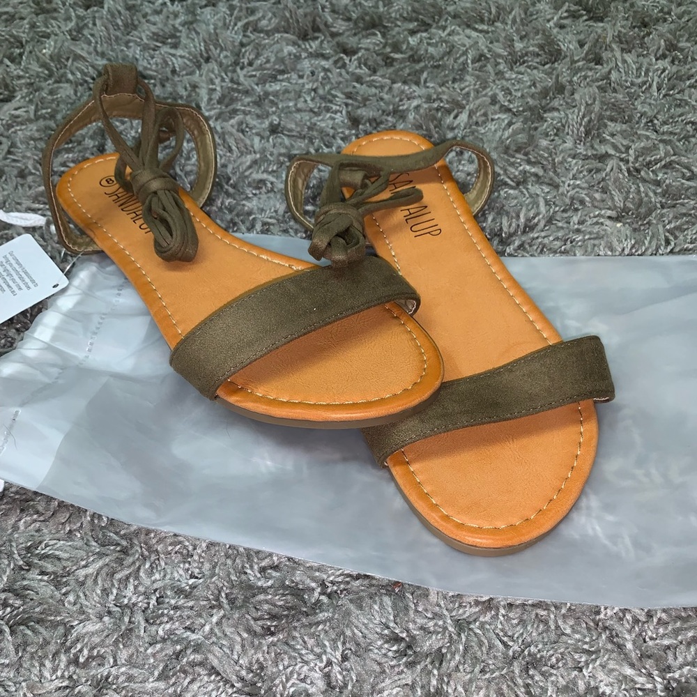 Olive Green sandals